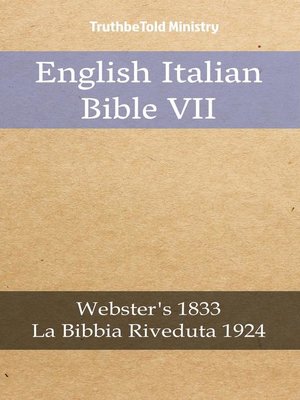 cover image of English Italian Bible VII
